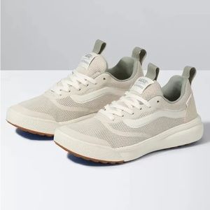 Vans Cream Athletic Shoes